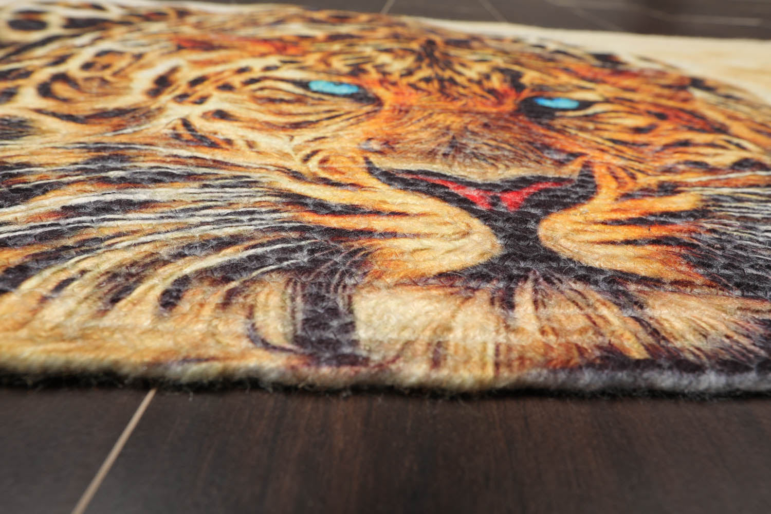 2x3 Multi Color, , Color Hand Made Braided Mat 100% Polyester� Modern & Contemporary Oriental Rug