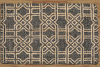 2x3 Brown, Beige, Color Hand Made Braided Mat Handspun Jute Modern & Contemporary Oriental Rug