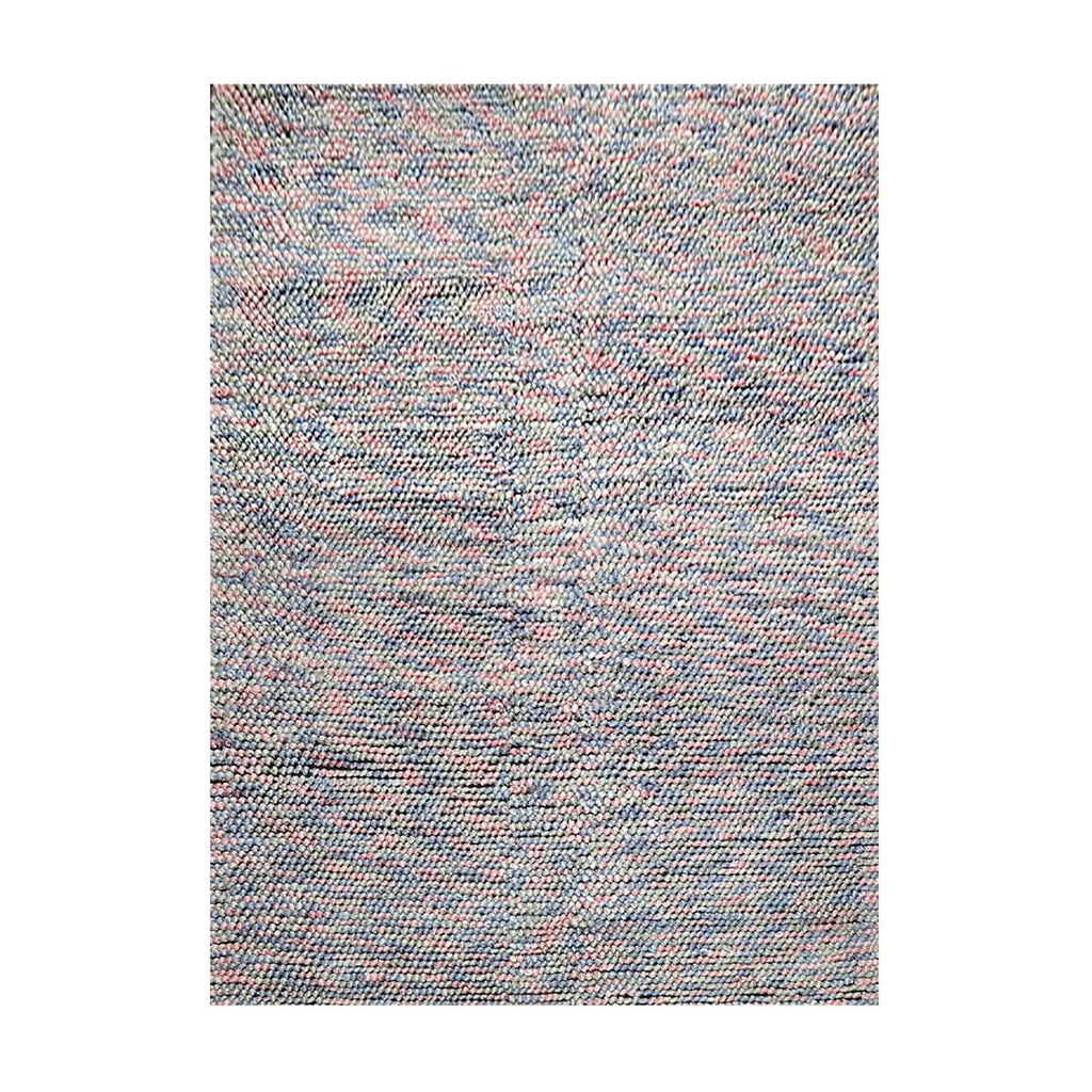 5x7 Blue, Pale Pink, Aqua Color Hand Tufted Oriental Area Rug Polyster/Cotton Blend Contemporary Oriental Rug