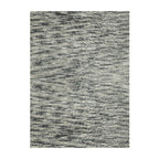 5x7 Ivory, Slate, Color Hand Tufted Oriental Area Rug Polyster/Cotton Blend Contemporary Oriental Rug