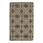 2x3 Brown, Beige, Color Hand Made Braided Mat Handspun Jute Modern & Contemporary Oriental Rug