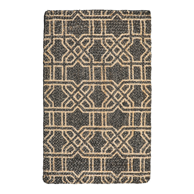 2x3 Brown, Beige, Color Hand Made Braided Mat Handspun Jute Modern & Contemporary Oriental Rug Hover Image